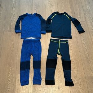 2 sets Helly Hensen base layers (child size 4)